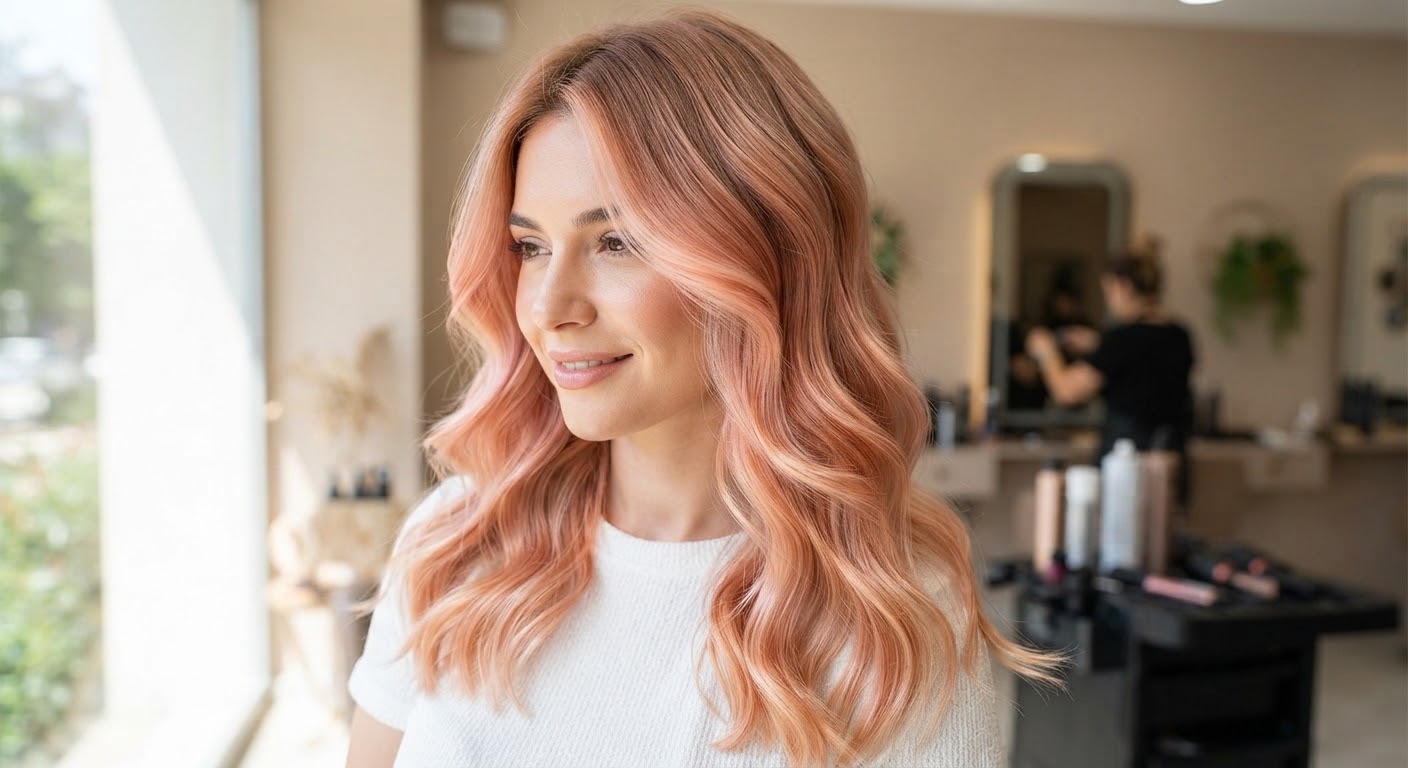 Rose gold sombre